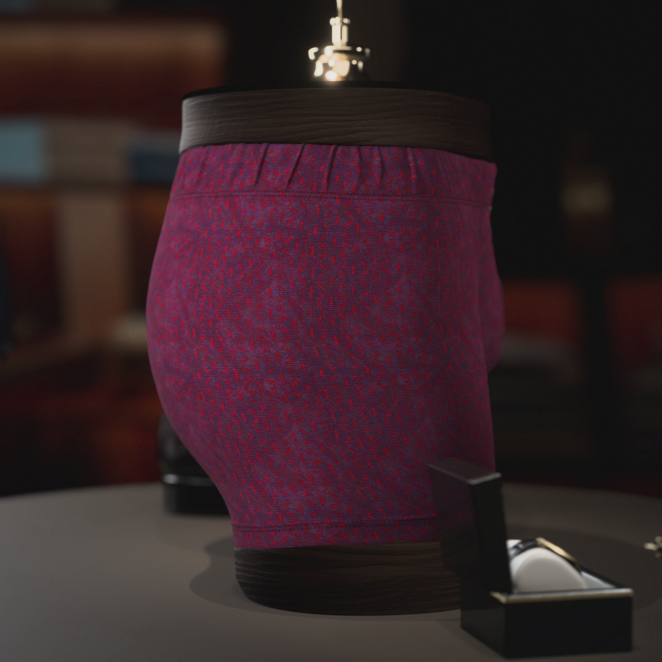 The Ambassador - burgundy boxer briefs