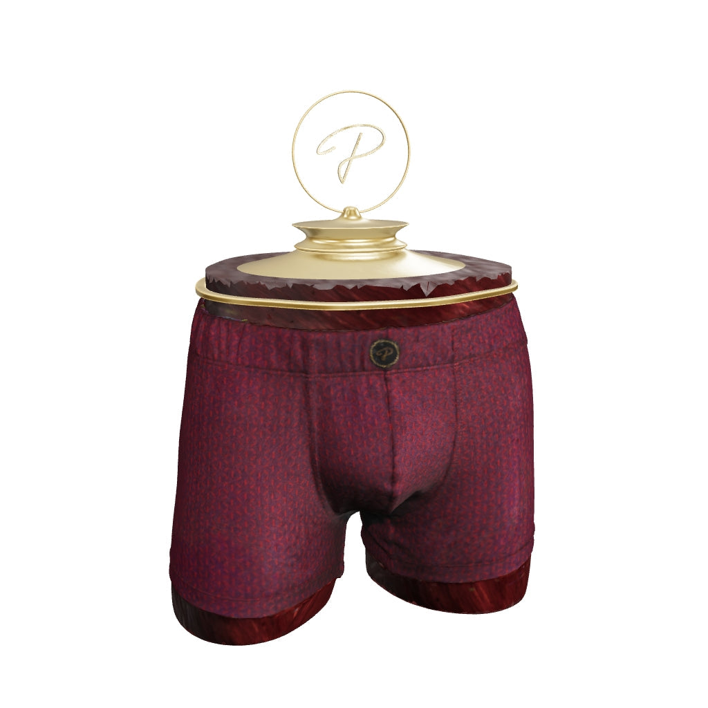 The Ambassador - burgundy boxer briefs
