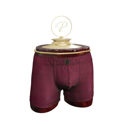 The Ambassador - burgundy boxer briefs